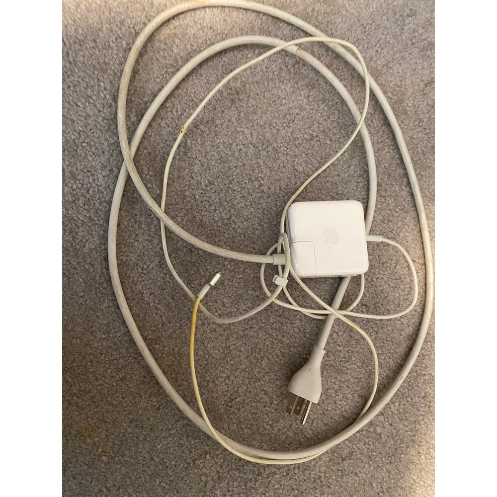 Apple MacBook Air MagSafe Power Adapter Charger White Cord Functional
